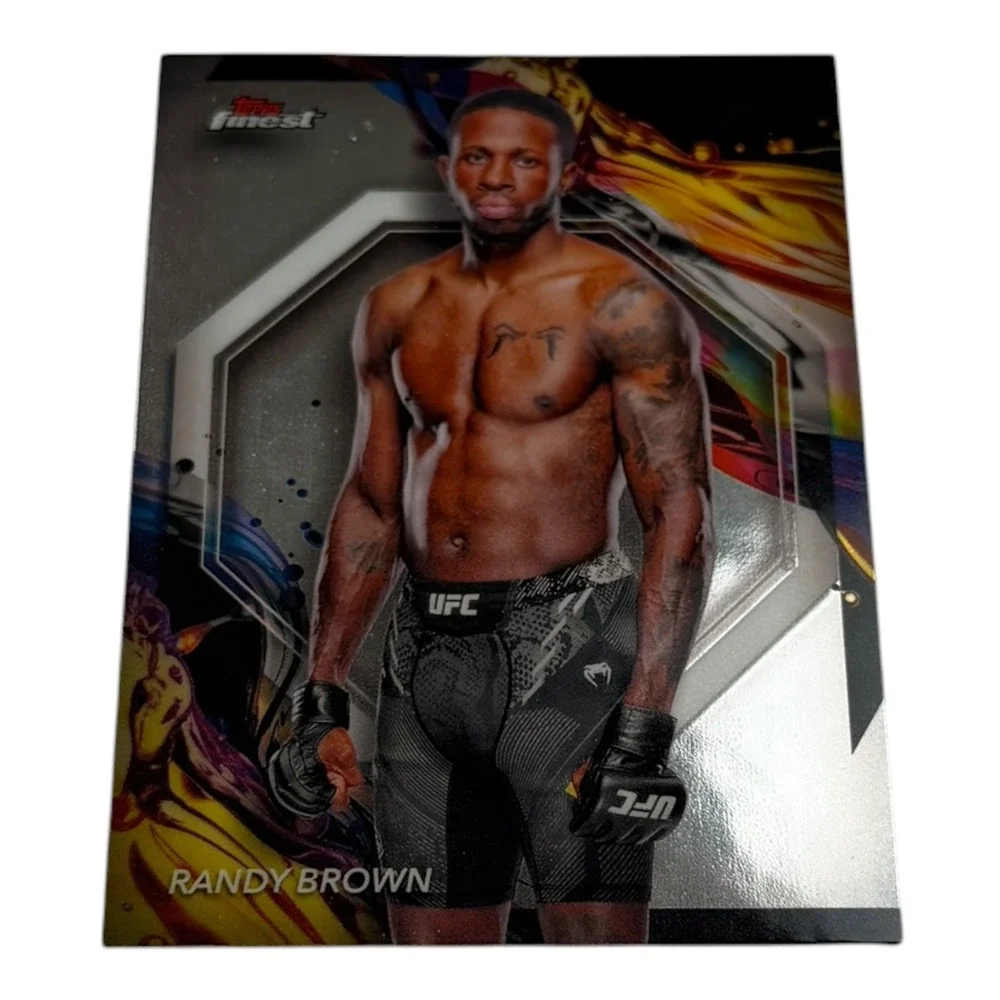 2024 Topps Finest UFC Randy Brown Uncommon Card 192 Welterweight MMA Chrome